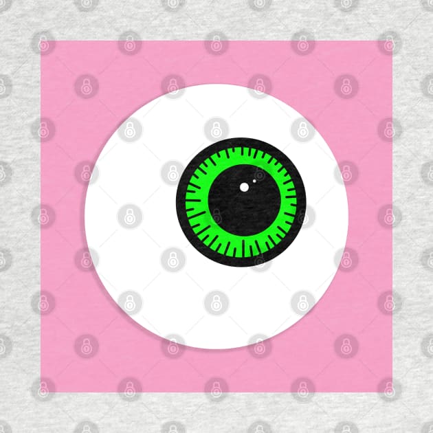 Green Eyeball by TheGrinningSkull